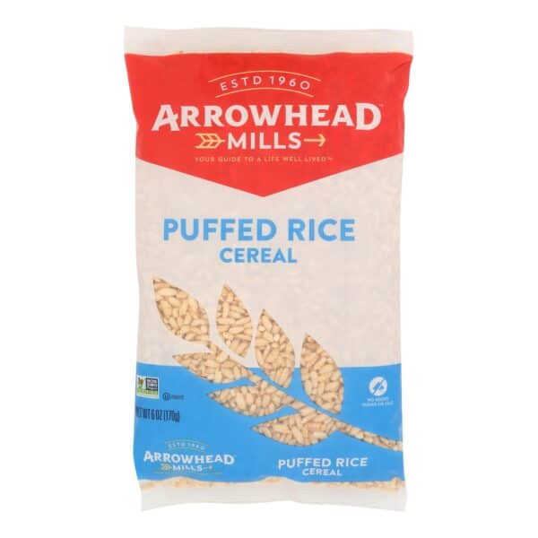 Arrowhead Mills Natural Puffed Rice Cereal  - 1 Each - 6 OZ - Image 3
