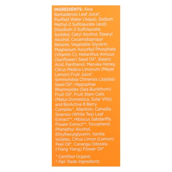 Andalou Naturals Creamy Cleanser For Combination Skin Meyer Lemon - 6 fl oz