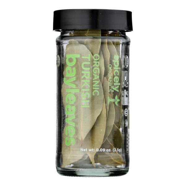 Spicely Organics - Bay Leaves Turkish - Case of 3 - .09 OZ