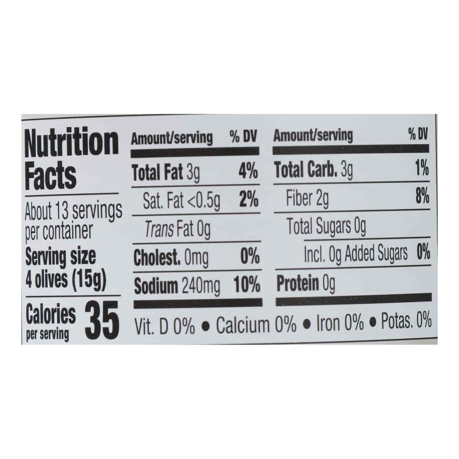 Jeff's Natural Jeff's Natural Kalamata Olive - Kalamata - Case of 6 - 7 oz.