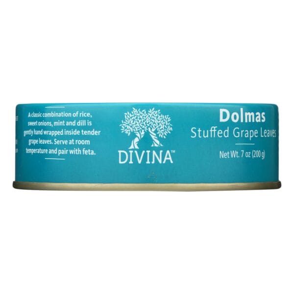 Divina - Dolmas Stuffed Grape Leaves - Case of 12 - 7 oz. - Image 2