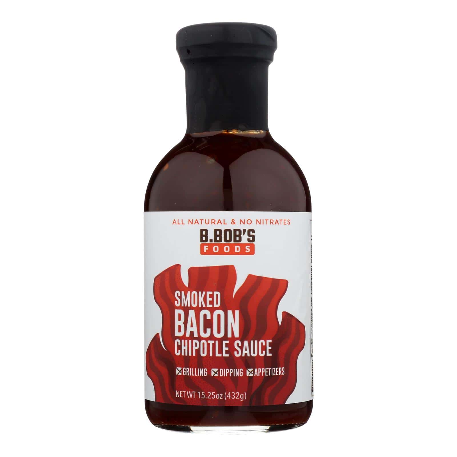 B.bob's - Sauce Smoked Bacon Chipotle - Case of 6-15.25 OZ - Image 2