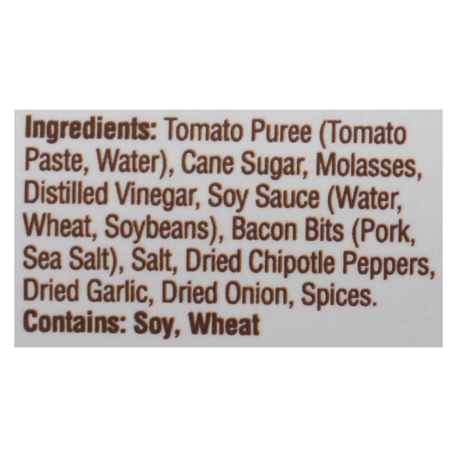 B.bob's - Sauce Smoked Bacon Chipotle - Case of 6-15.25 OZ