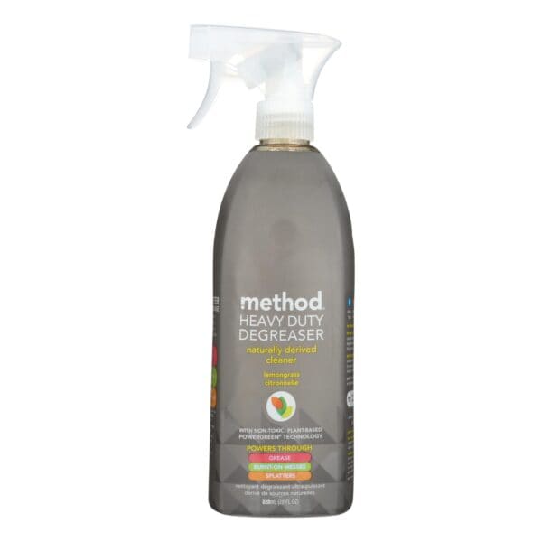 Method - Heavy Duty Kitchen Degreaser Spray - Lemongrass - Case of 8 - 28 fl oz. - Image 2