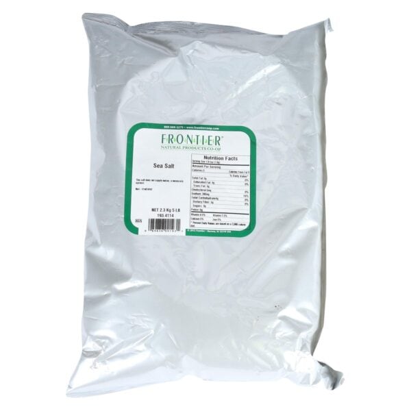 Frontier Herb Sea Salt Table Grind - Single Bulk Item - 5LB