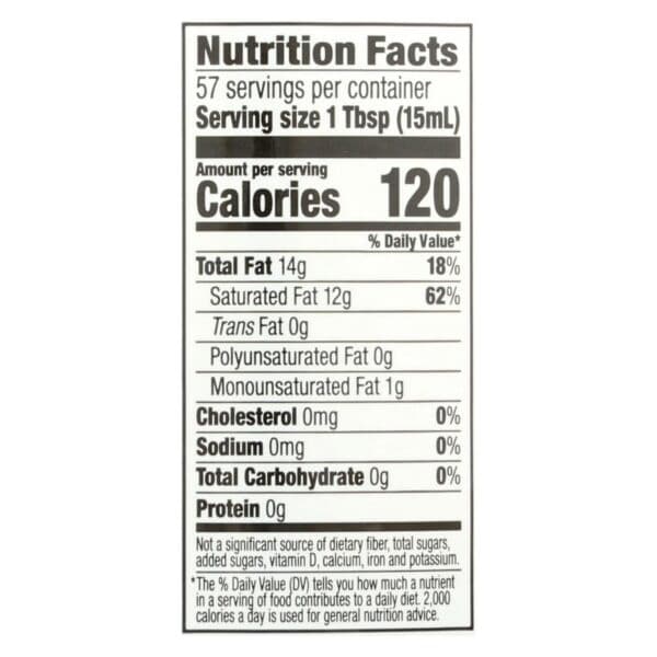Spectrum Naturals Coconut Oil - Organic - Virgin - Unrefined - 29 oz - Image 2