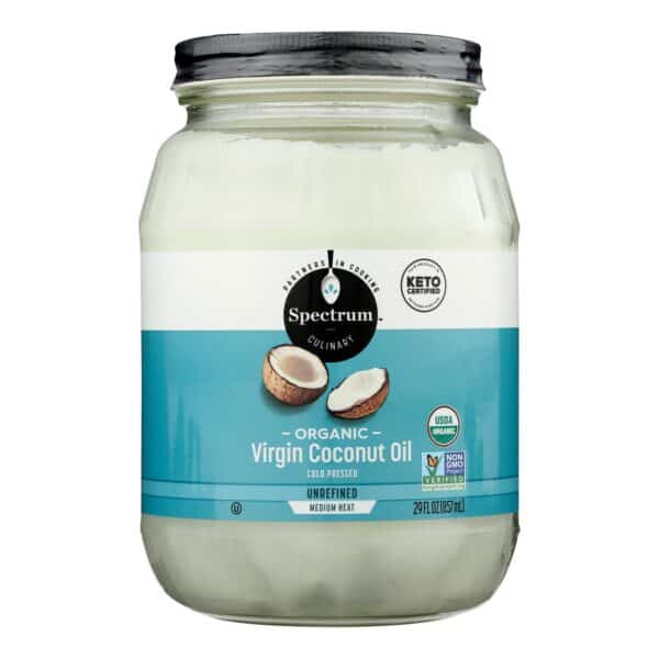 Spectrum Naturals Coconut Oil - Organic - Virgin - Unrefined - 29 oz