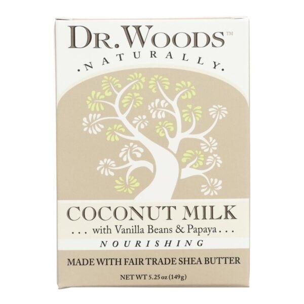 Dr. Woods Bar Soap Coconut Milk - 5.25 oz - Image 2