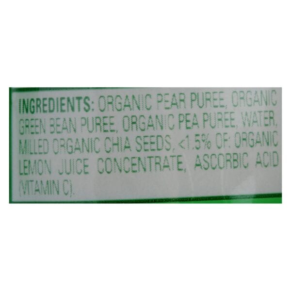 Happy Tot Toddler Food - Organic - Stage 4 - Green Beans Pear and Pea - 4.22 oz - case of 16 - Image 2