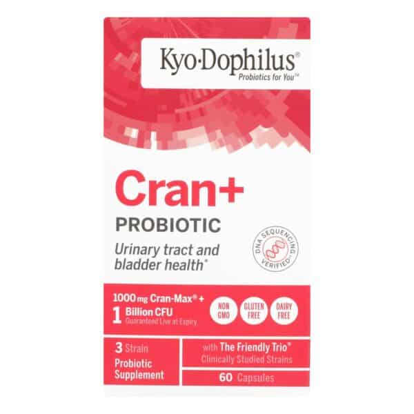 Kyolic - Cran Logic Cran-Max Cranberry Extract plus Probiotics - 60 Capsules - Image 2