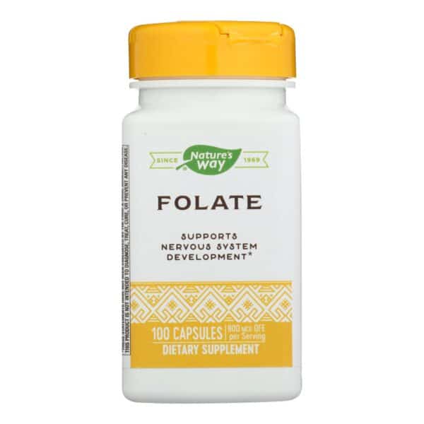 Nature's Way - Folic Acid - 800 mcg - 100 Capsules