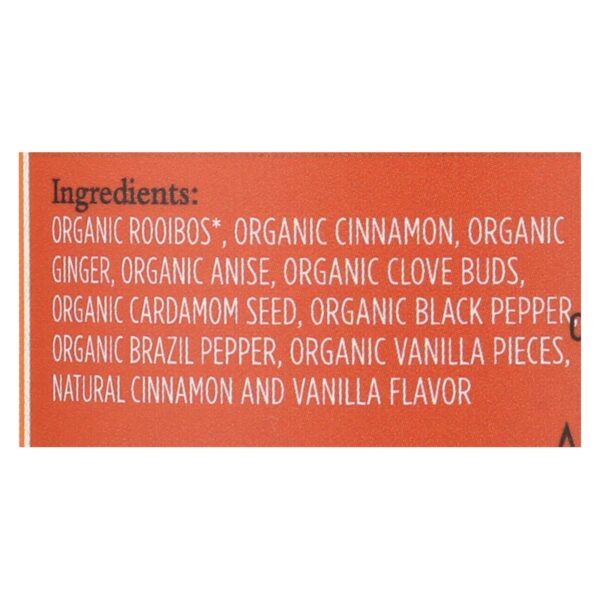 Paromi Tea - Tea Rooibos Cinnamon Chai Caffeine Free - Case of 6 - 15 BAG - Image 2