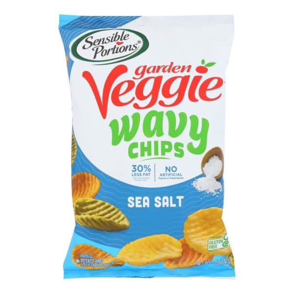 Sensible Portions - Veggie Chips - Sea Salt - Case of 12 - 5 oz. - Image 3