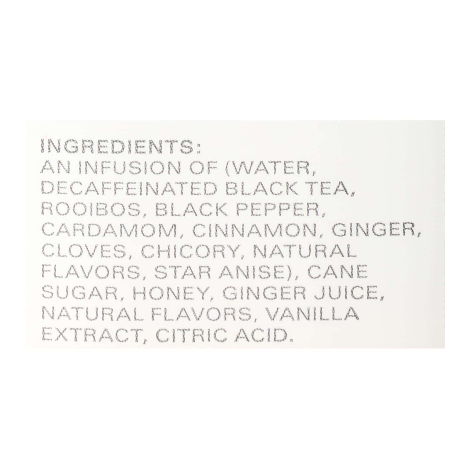 Tazo Tea Decaf Tea - Chai Latte - Case of 6 - 32 fl oz - Image 2