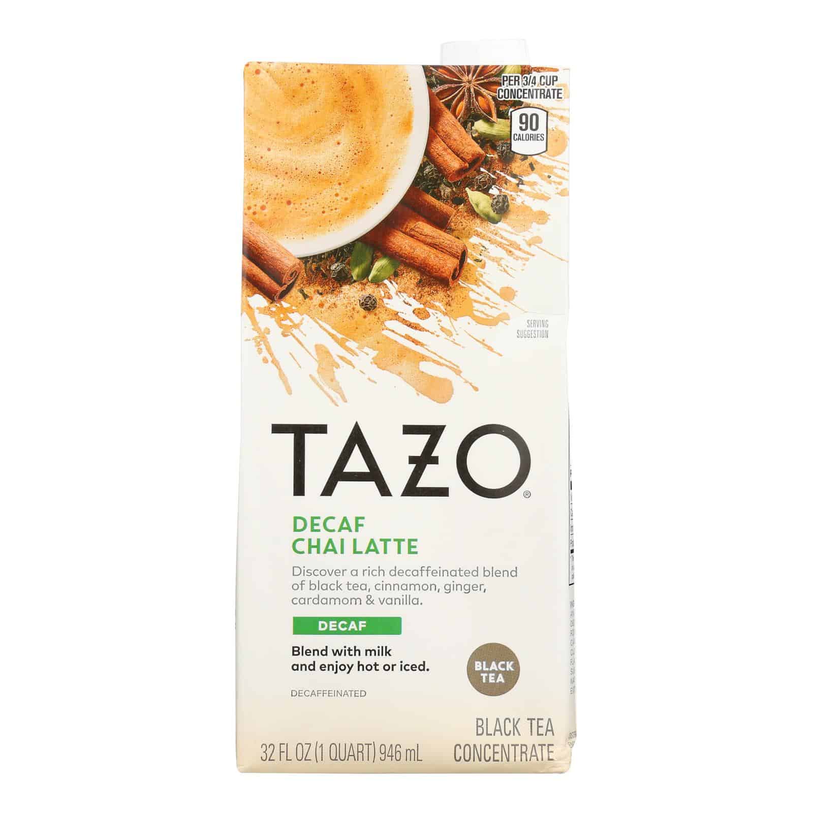 Tazo Tea Decaf Tea - Chai Latte - Case of 6 - 32 fl oz - Image 3