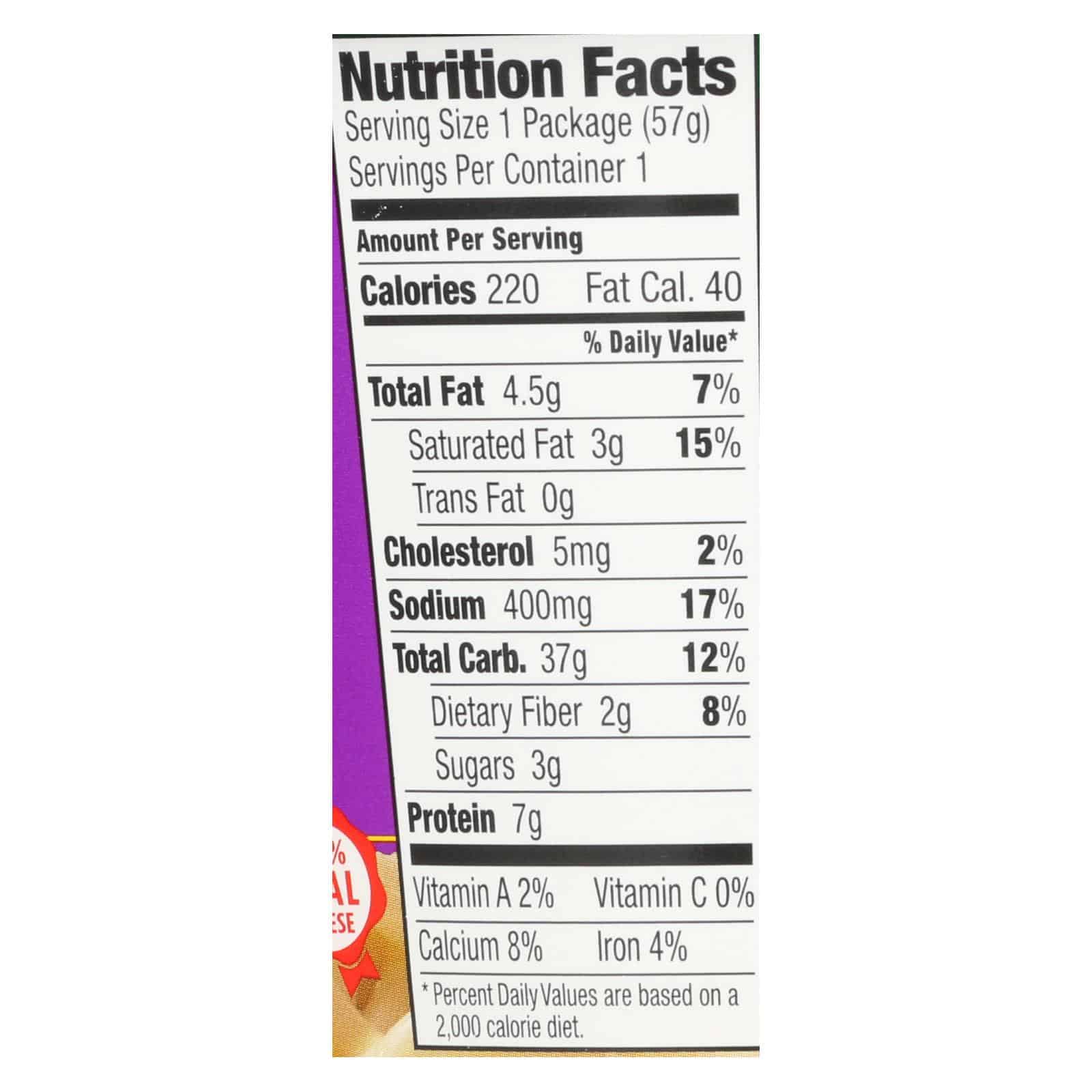 Annie's Homegrown White Cheddar Microwavable Macaroni and Cheese Cup - Case of 12 - 2.01 oz. - Image 2