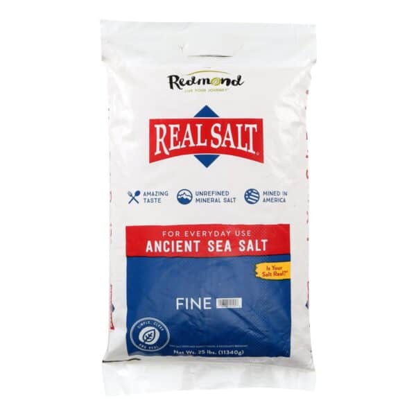 Real Salt Fine Salt - Single Bulk Item - 25LB - Image 3