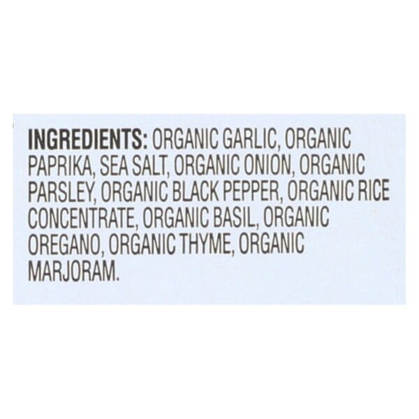 Simply Organic Vegetable Seasoning Mix - Organic - Garlic and Herb - .71 oz - Case of 12 - Image 2