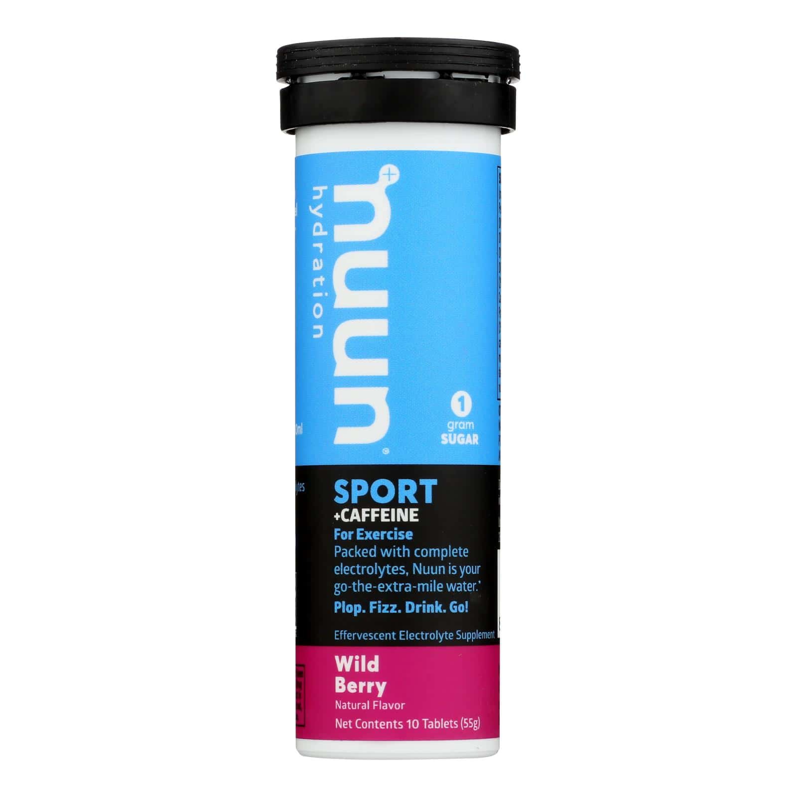 Nuun Hydration Drink Tab - Energy - Wild Berry - 10 Tablets - Case of 8 - Image 2