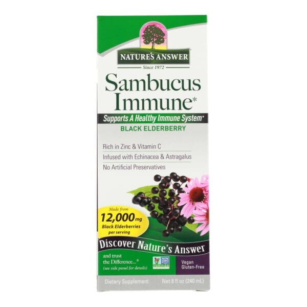 Nature's Answer - Sambucus Immune Support - 8 oz