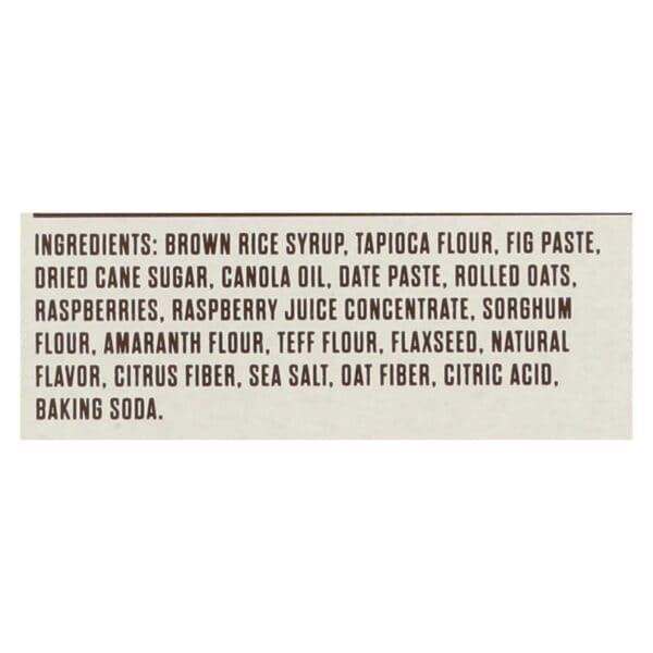 Nature's Bakery Gluten Free Fig Bar - Raspberry - Case of 6 - 2 oz. - Image 3