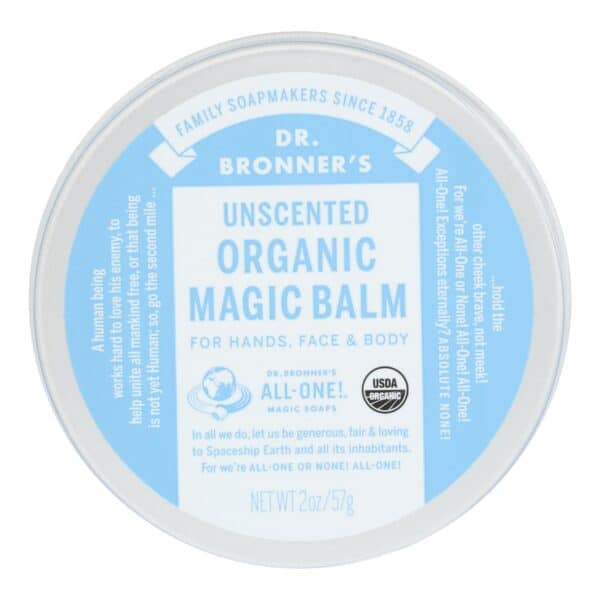 Dr. Bronner's - Magic Balm Unscented - Case of 6-2 OZ