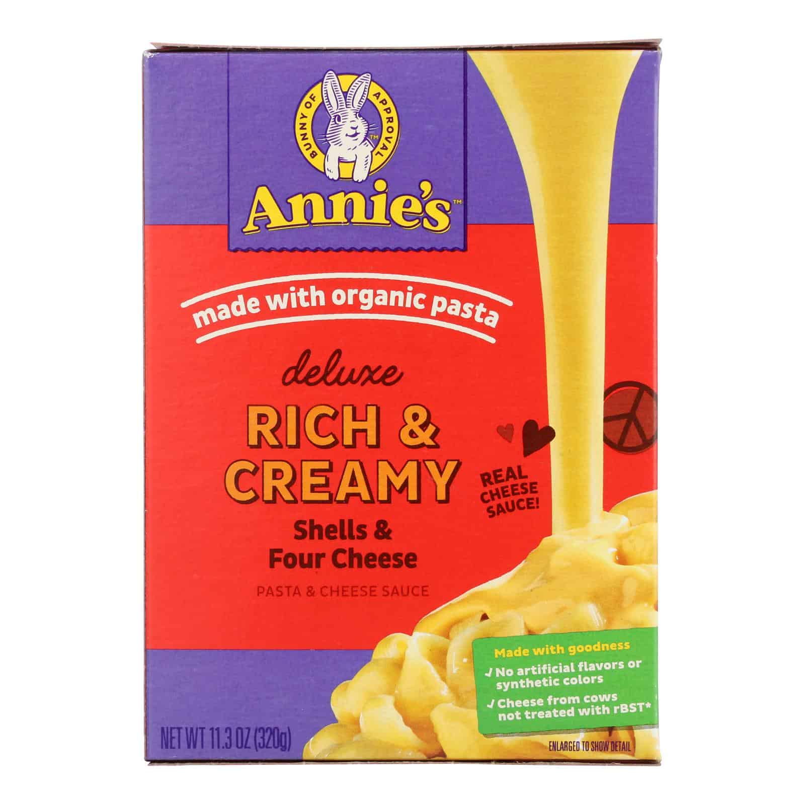 Annie's Homegrown - Mac&chs Dlx 4chs Shel - Case of 12 - 11.3 OZ - Image 2