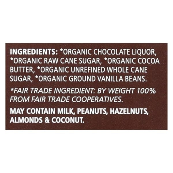 Equal Exchange Organic Chocolate Bar - Very Dark - Case of 12 - 2.8 oz. - Image 3