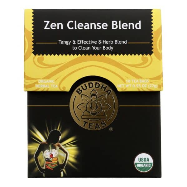 Buddha Teas -Tea - Zen Cleanse Blend - Case of 6 - 18 Bag - Image 2