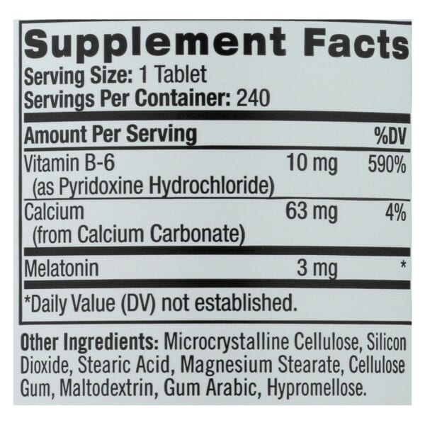 Natrol Melatonin - 3 mg - 240 Tablets - Image 2
