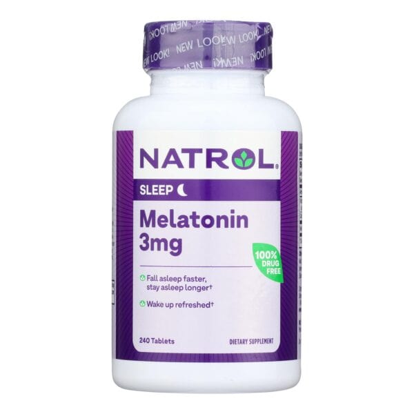 Natrol Melatonin - 3 mg - 240 Tablets - Image 3