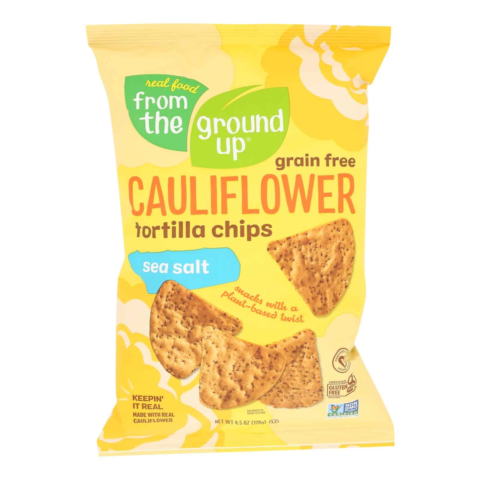 From The Ground Up - Tort Chips Clflwr Sea Salt - Case of 12 - 4.5 OZ - Image 3