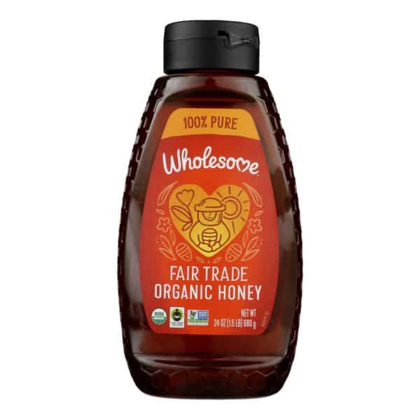 Wholesome! Organic Honey  - Case of 6 - 24 OZ - Image 2