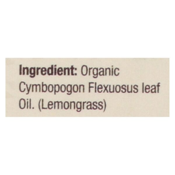 Nature's Answer - Organic Essential Oil - Lemongrass - 0.5 oz. - Image 2