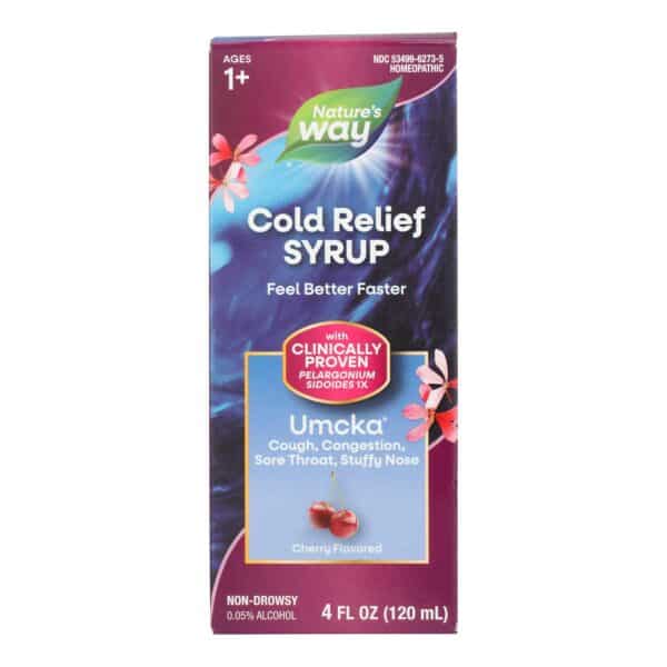 Nature's Way - Umcka ColdCare Syrup Cherry - 4 fl oz - Image 2