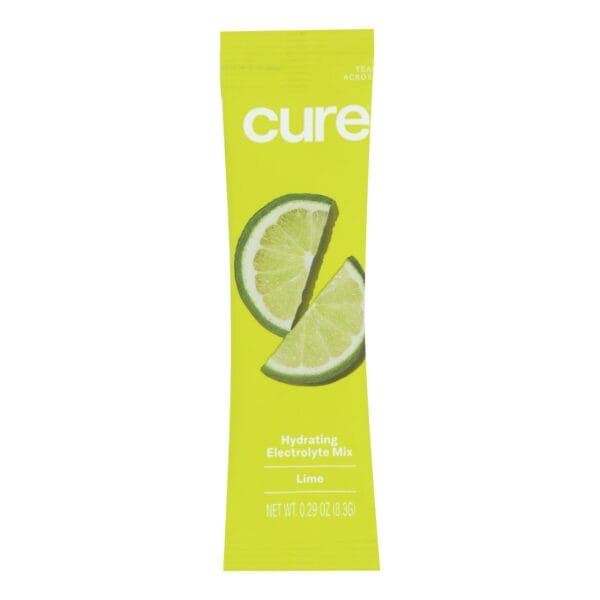 Cure Hydration - Hydration Drink Mix Lime - Case of 8 - 0.29 Ounces - Image 2