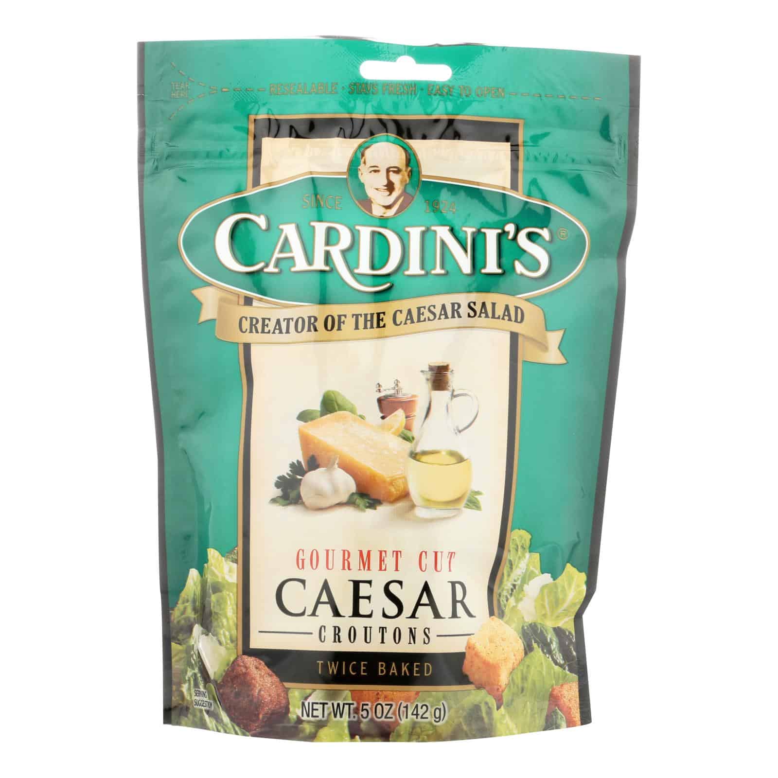 Cardini's Caesar Croutons - Case of 12 - 5 oz - Image 3