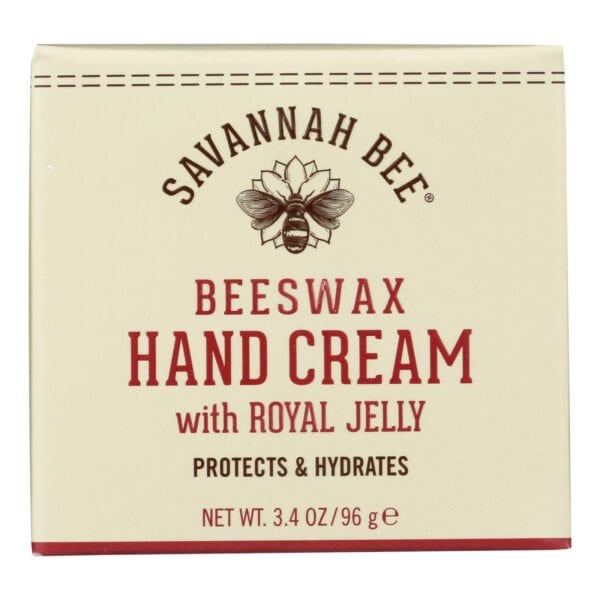 Savannah Bee Hand Cream - Beeswax - Case of 6 - 3.4 fl oz