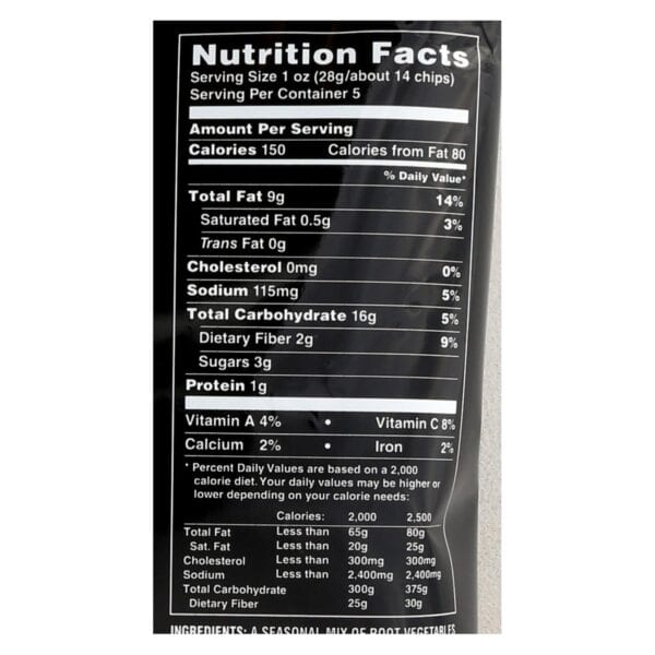 Terra Chips Exotic Vegetable Chips - Original - Case of 12 - 5 oz. - Image 2