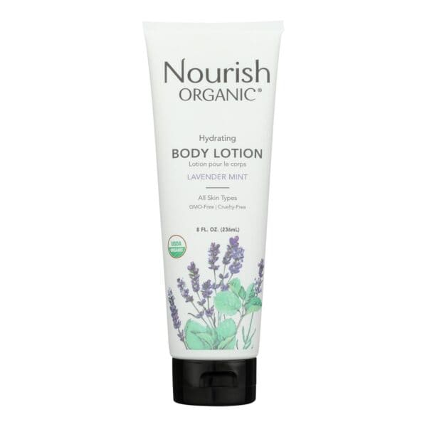 Nourish Organic Body Lotion Lavender Mint - 8 fl oz - Image 2