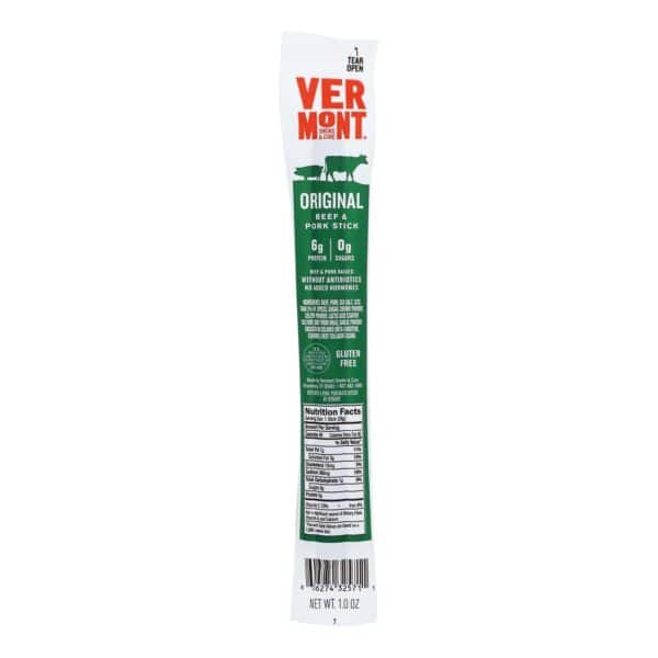 Vermont Smoke And Cure RealSticks - Cracked Pepper - 1 oz - Case of 24