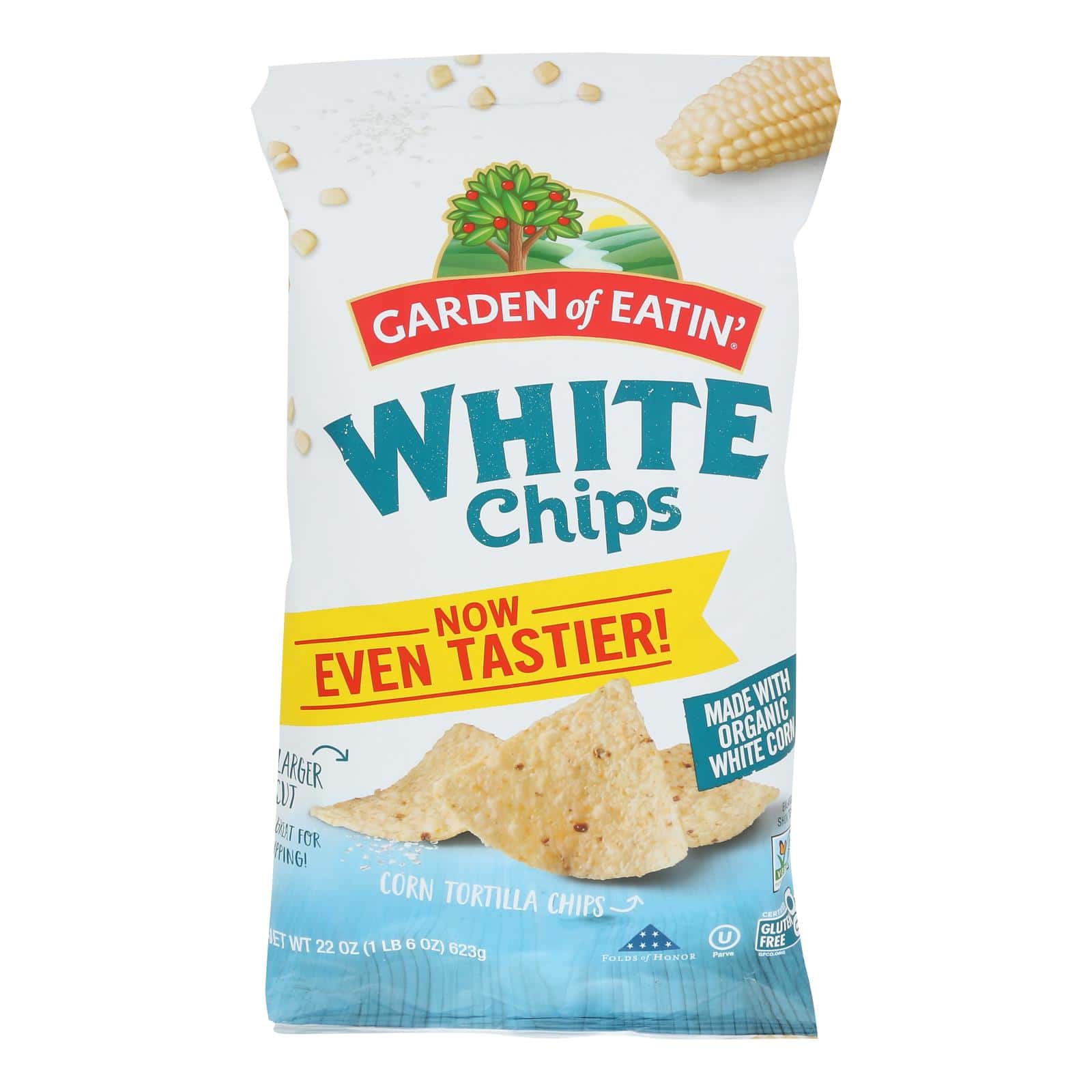 Garden of Eatin' Tortilla Chips - White Corn - Case of 10 - 22 oz. - Image 2