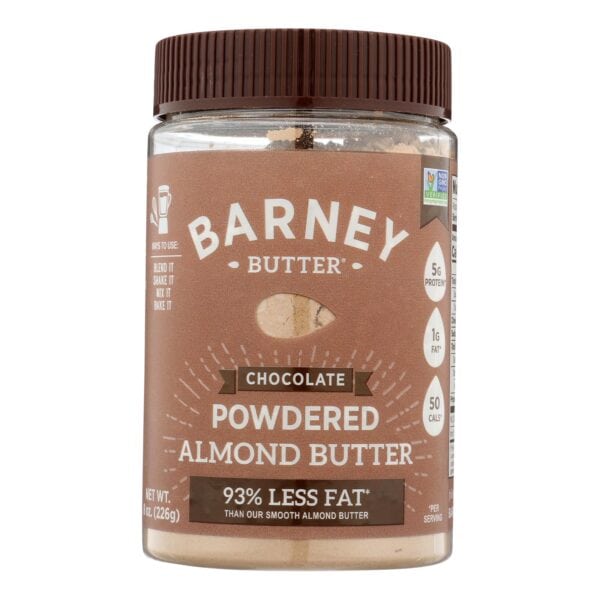 Barney Butter - Pwdrd Almond Butter Chocolate - Case of 6 - 8 OZ - Image 2
