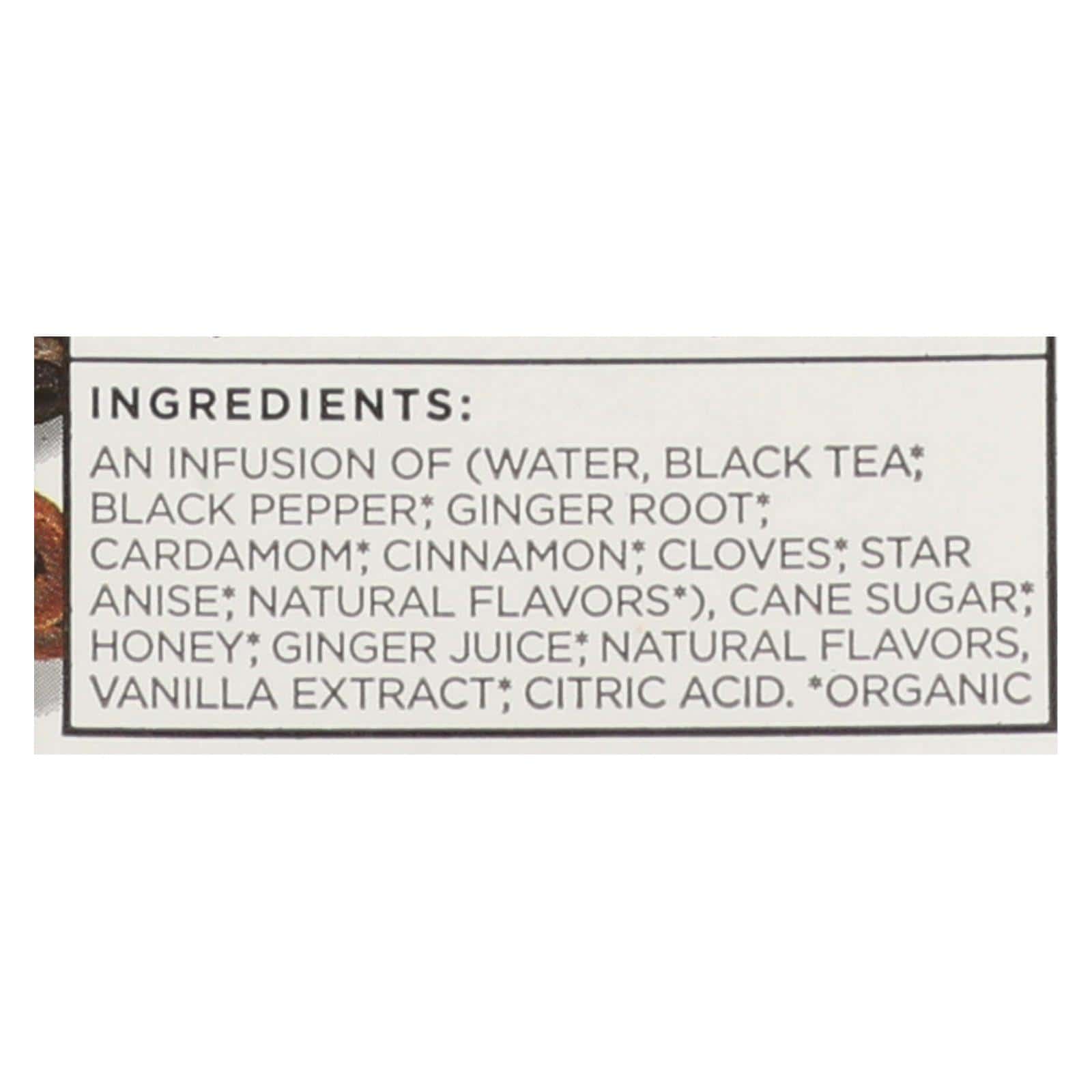 Tazo Tea Organic Tea - Chai Latte - Case of 6 - 32 fl oz - Image 2