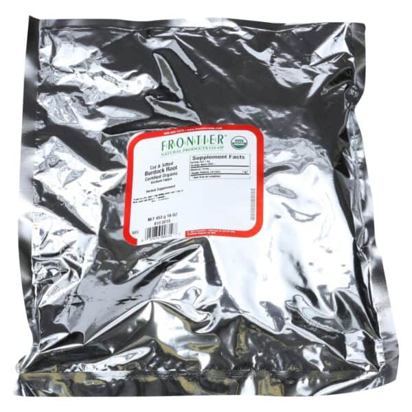 Frontier Herb Burdock Root Organic Cut and Sifted - Single Bulk Item - 1LB - Image 2