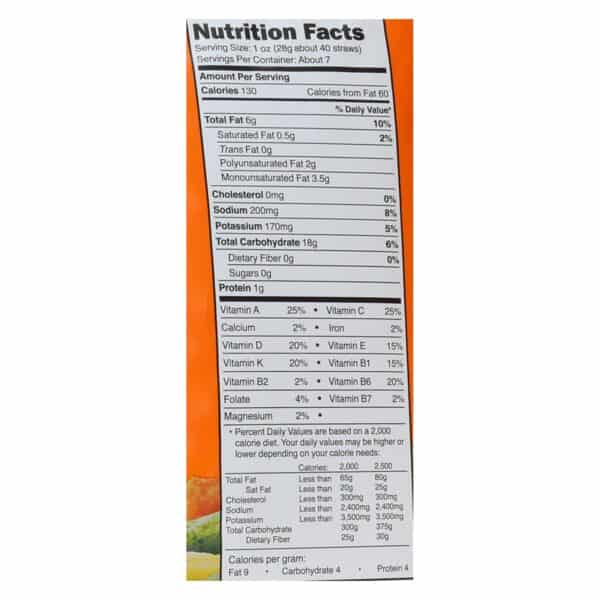 Good Health Sea Salt Veggie Straws  - Case of 10 - 6.25 OZ - Image 3