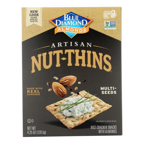 Blue Diamond - Artesion Nut Thins - Multi Seed - Case of 12 - 4.25 oz. - Image 3