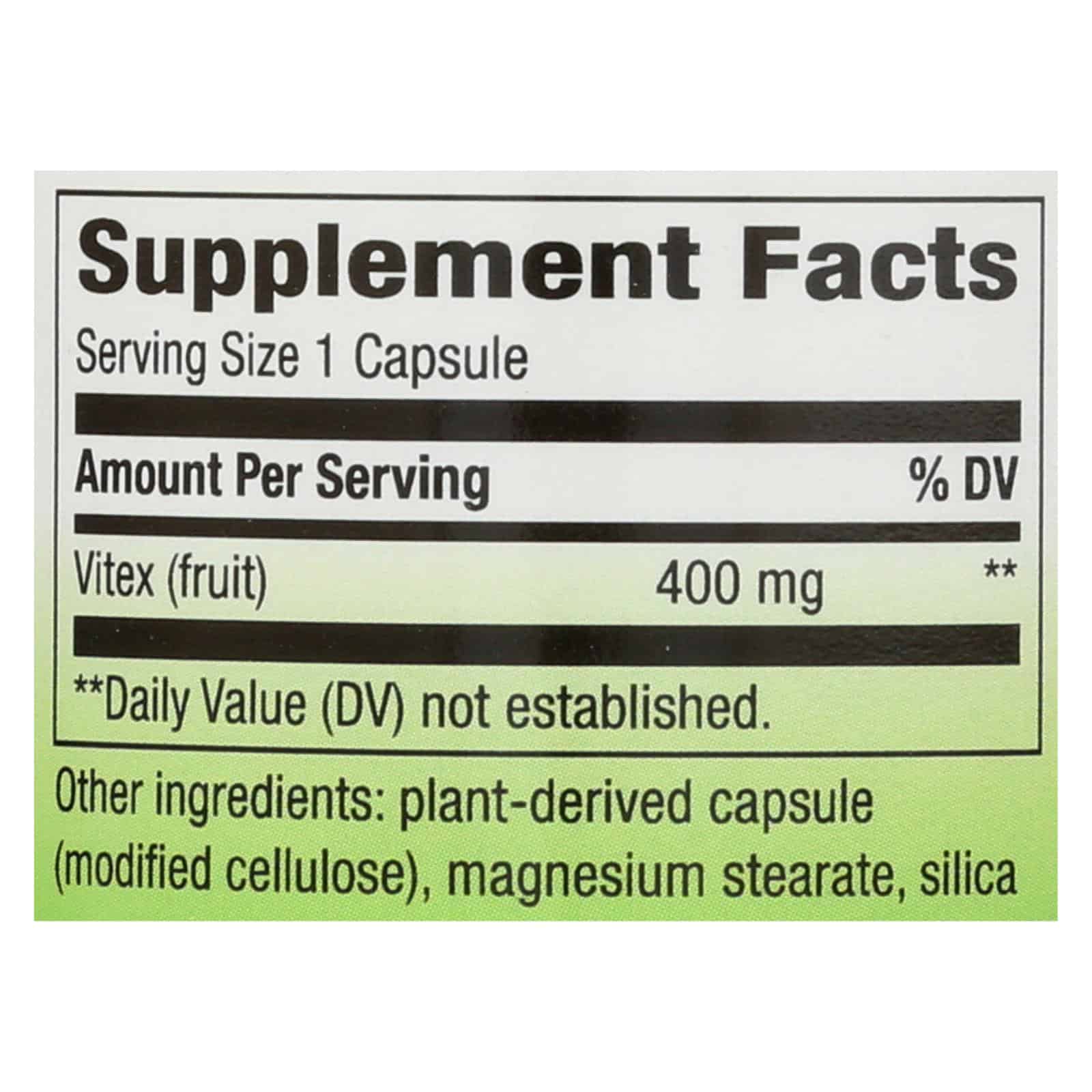 Nature's Way - Vitex Fruit - 400 mg - 100 Capsules - Image 2