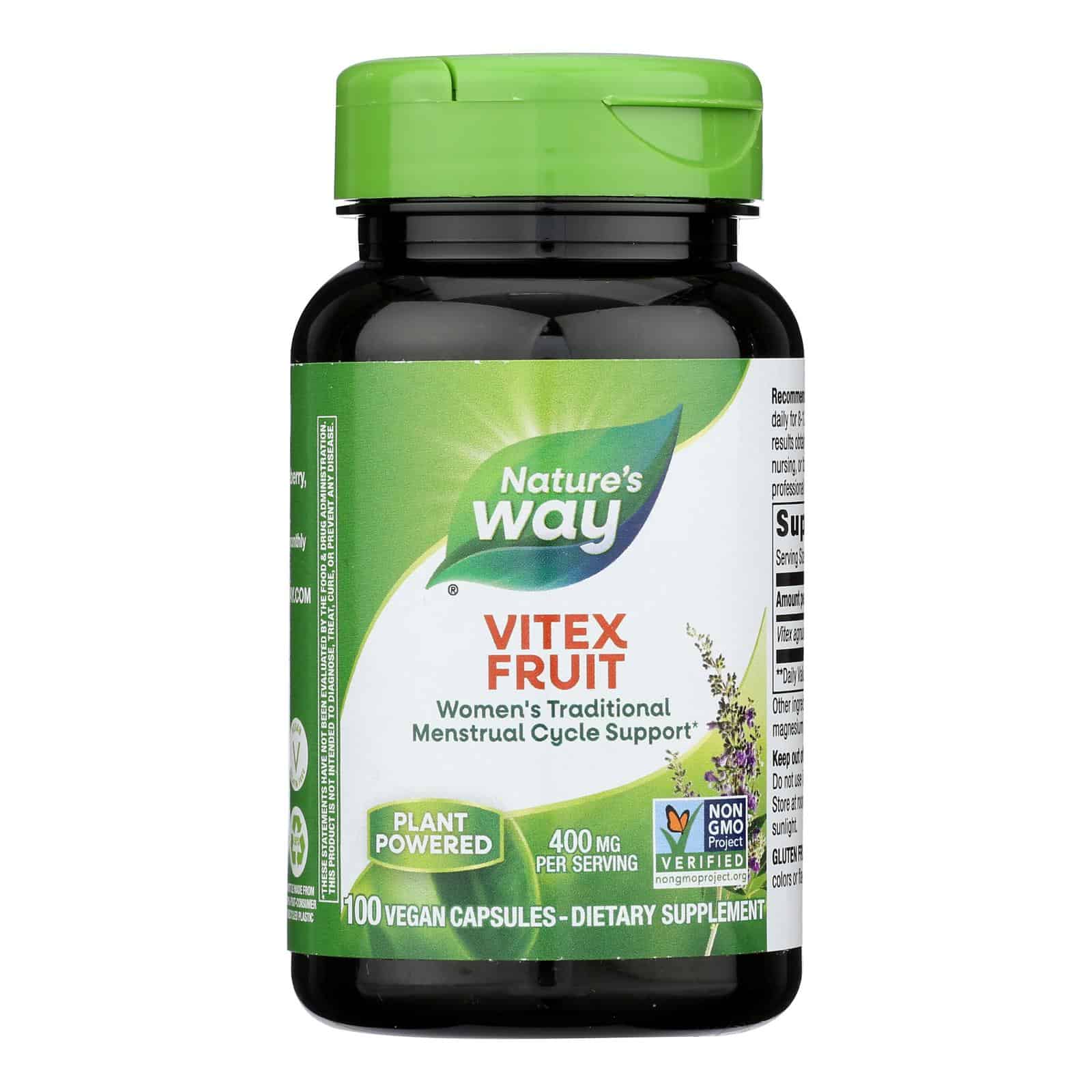 Nature's Way - Vitex Fruit - 400 mg - 100 Capsules - Image 3