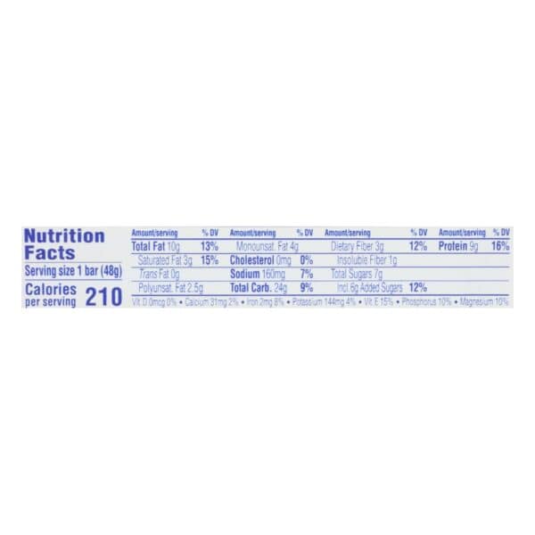 Clif Bar Luna Bar - Organic Nuts Over Chocolate - Case of 15 - 1.69 oz - Image 2